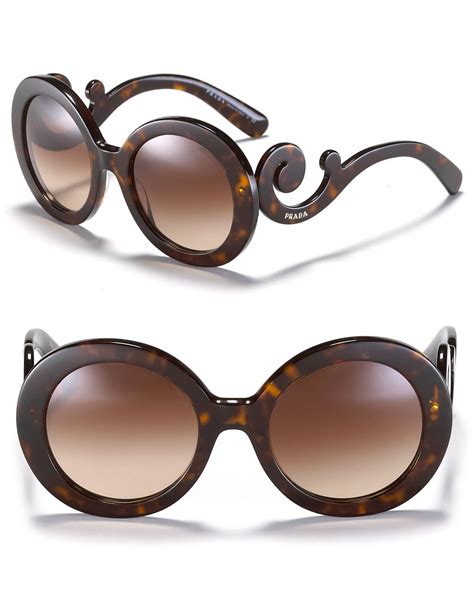 prada baroque round sunglasses|prada baroque sunglasses knockoff.